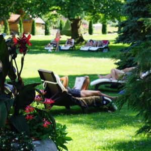 relaxen   abschalten auf der grossen liegewiese