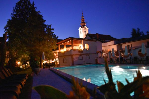 romantische abendstimmung am pool romantische abendstimmung am pool